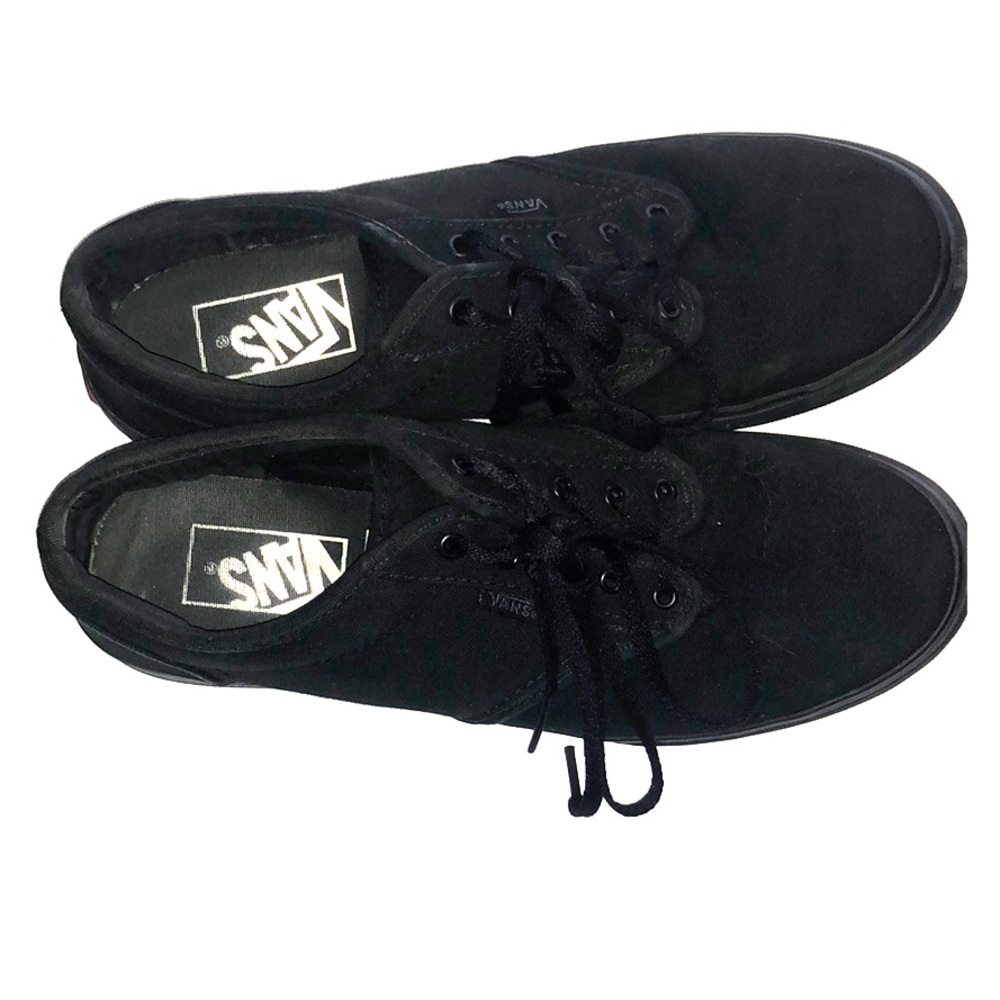 All black womens vans
